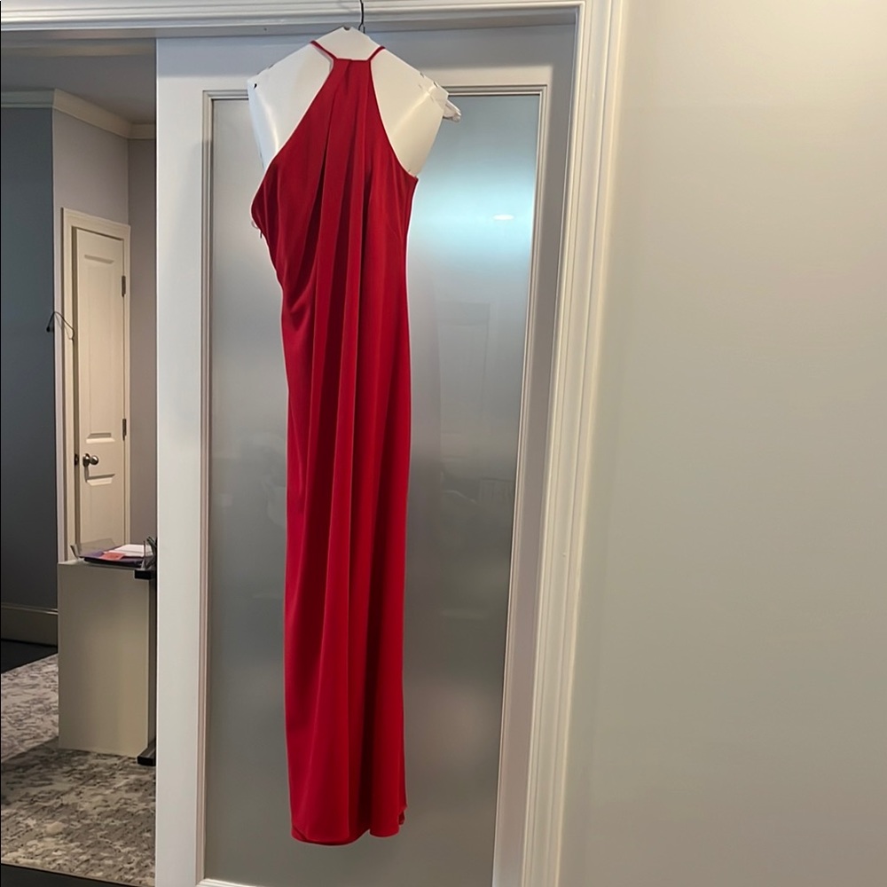 Betsy & Adam Red Maxi Dress